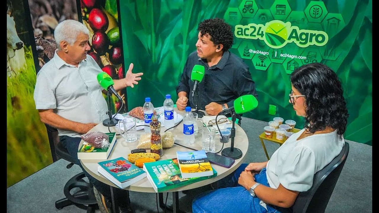 Entrevista com o pesquisador da Embrapa, Amauri Siviero e a professora do IFAC, Guiomar Almeida