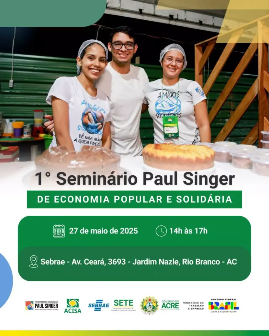 Seminário discute o desenvolvimento da economia solidária. Foto: Reprodução