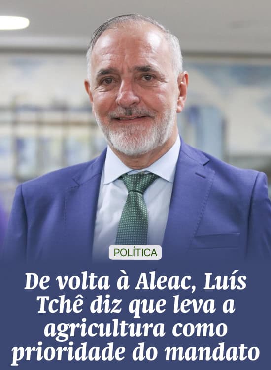 De volta à Aleac, Luís Tchê diz que leva a agricultura como prioridade do mandato