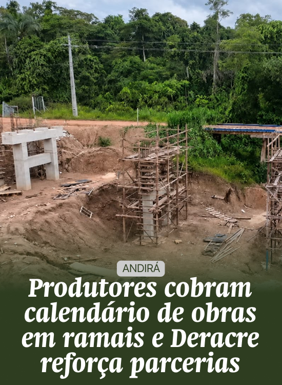 Produtores cobram calendário de obras em ramais e Deracre reforça parcerias