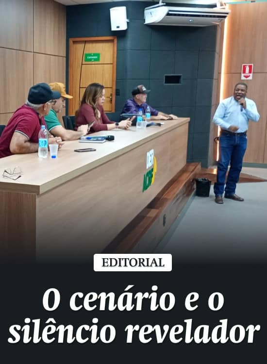 O cenário e o silêncio revelador